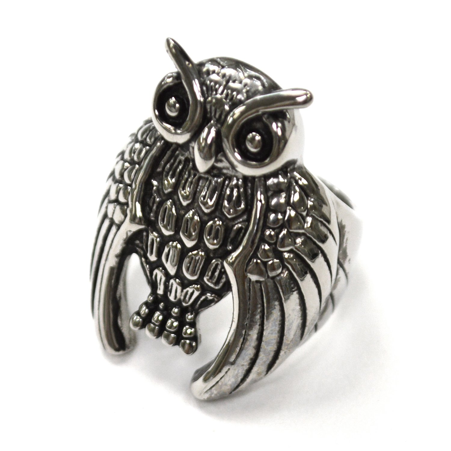 Owl Stainless Steel Ring  81-1374