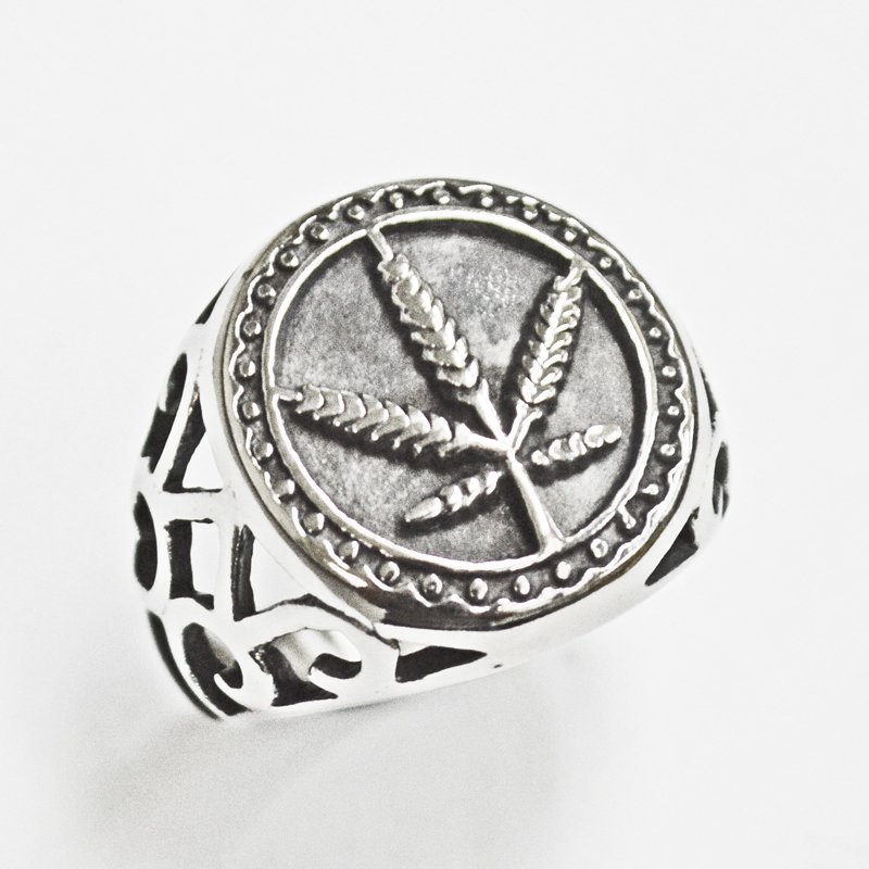 POT LEAF RING (20mm) 81-1240