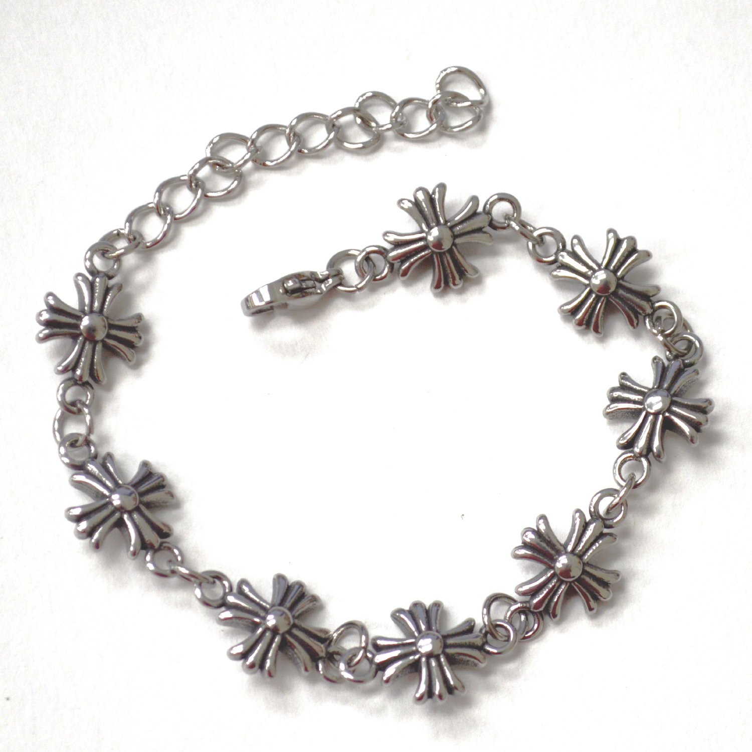 Chrome Hearts Link Stainless Steel Bracelet 84-2006