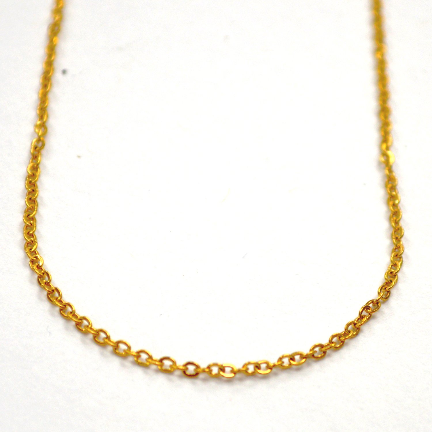 1.5m Flat Anchor Gold IP Plate Chain 85-211G (10 pcs/pkg)