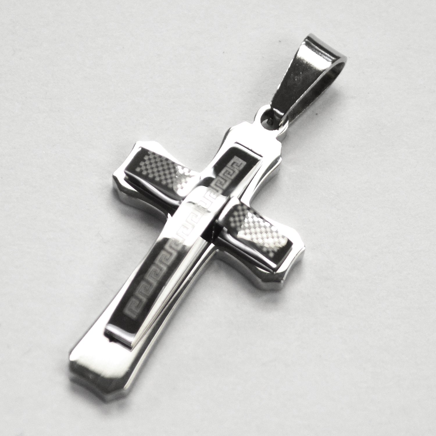 Cross  Stainless Steel Pendant 86-1942S