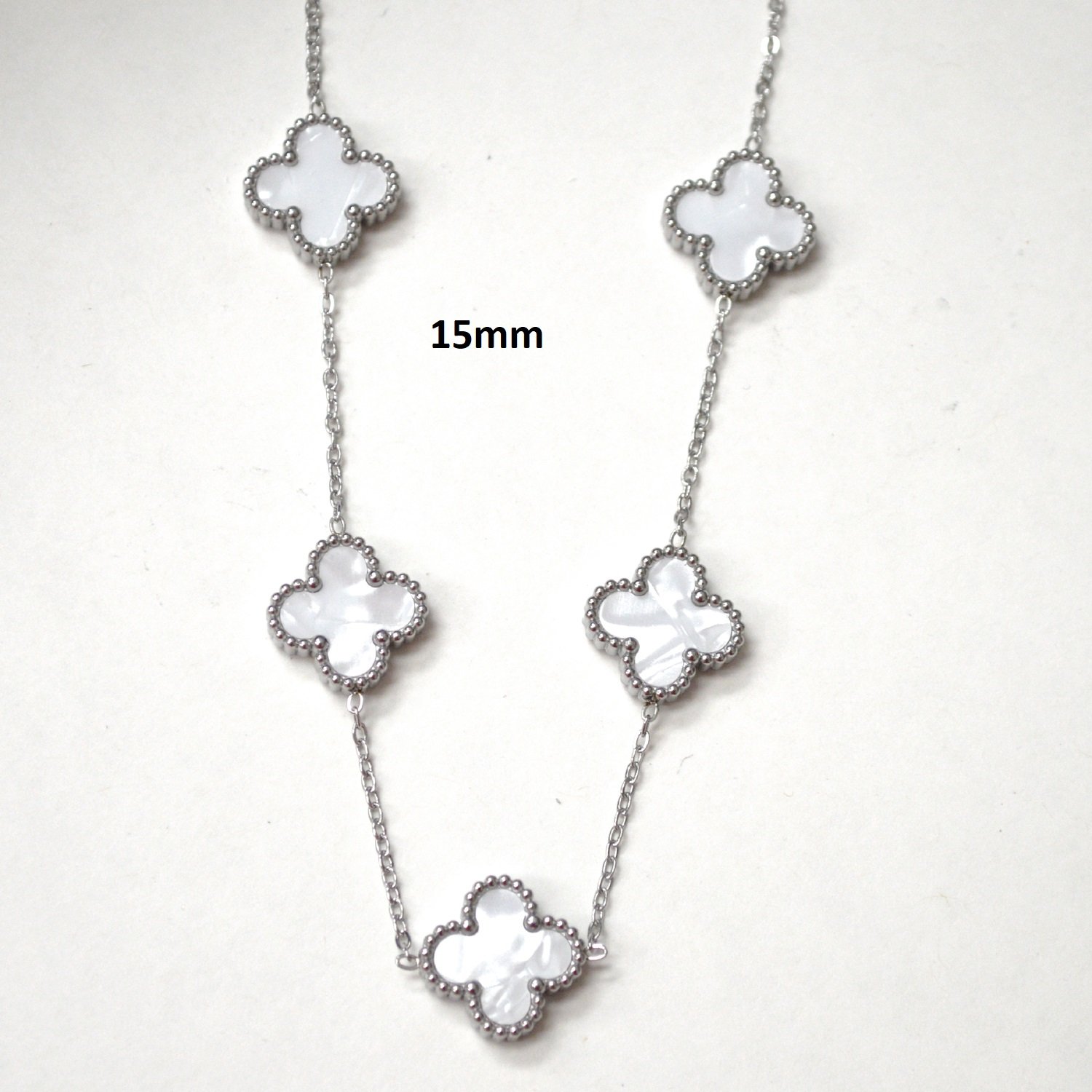 Designer's Inspired Stainless Steel Necklace 85-304S-15