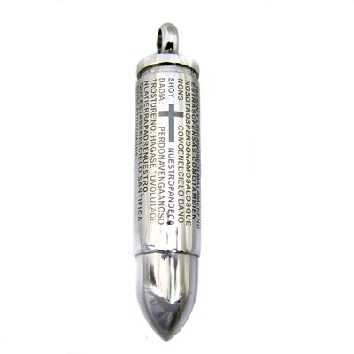 Bullet Stainless Steel Screw Top Pendant 86-395S