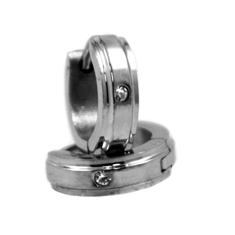 HUGGIE WITH CRYSTAL EARRINGS 83-689