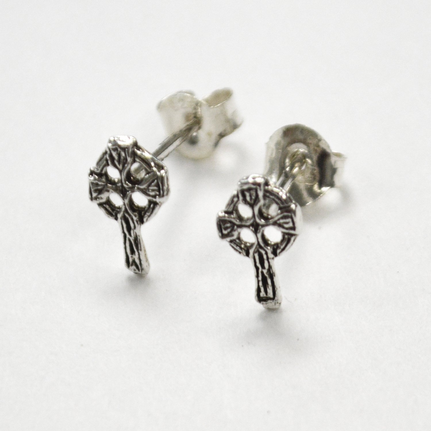 Cross Sterling Silver Stud Earring 53-5241