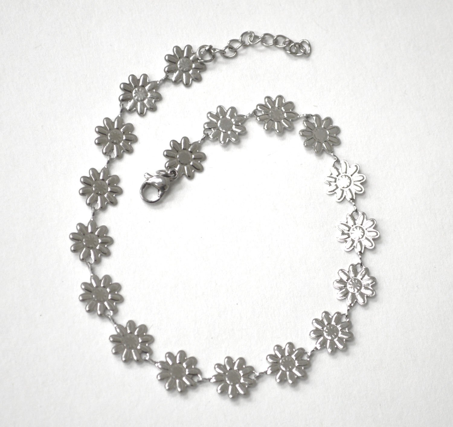 Daisy Stainless Steel Anklet 82-251S