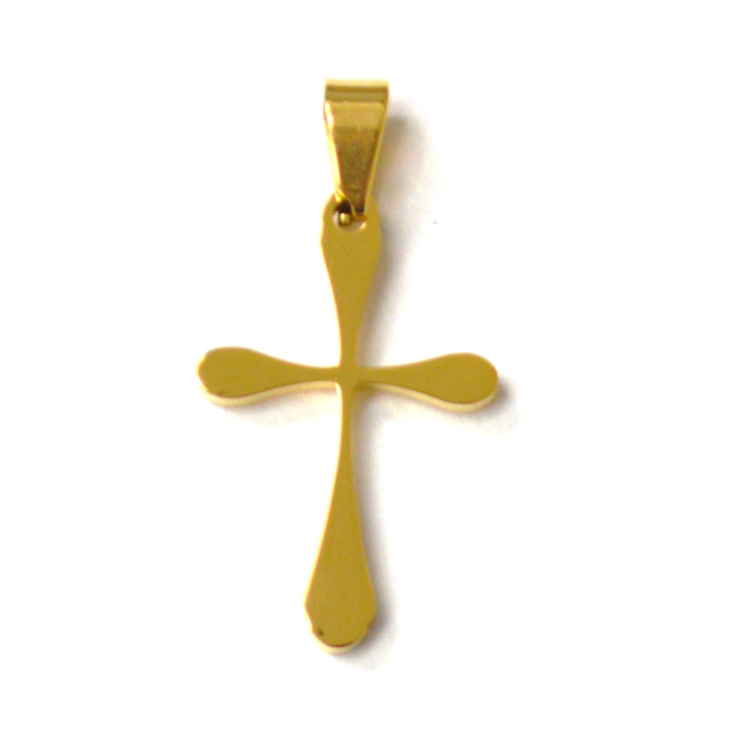 Mini Cross Gold Plated Pendant 86-1255G