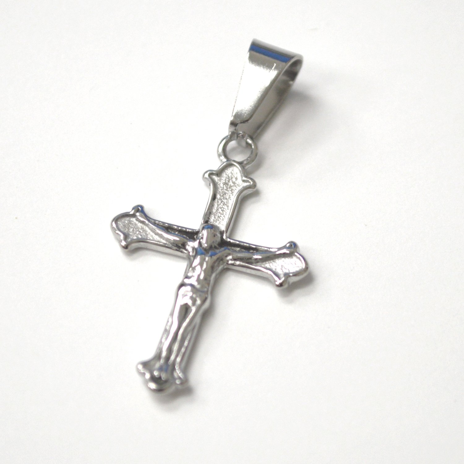 Crucifix Stainless Steel Pendant 86-3105S