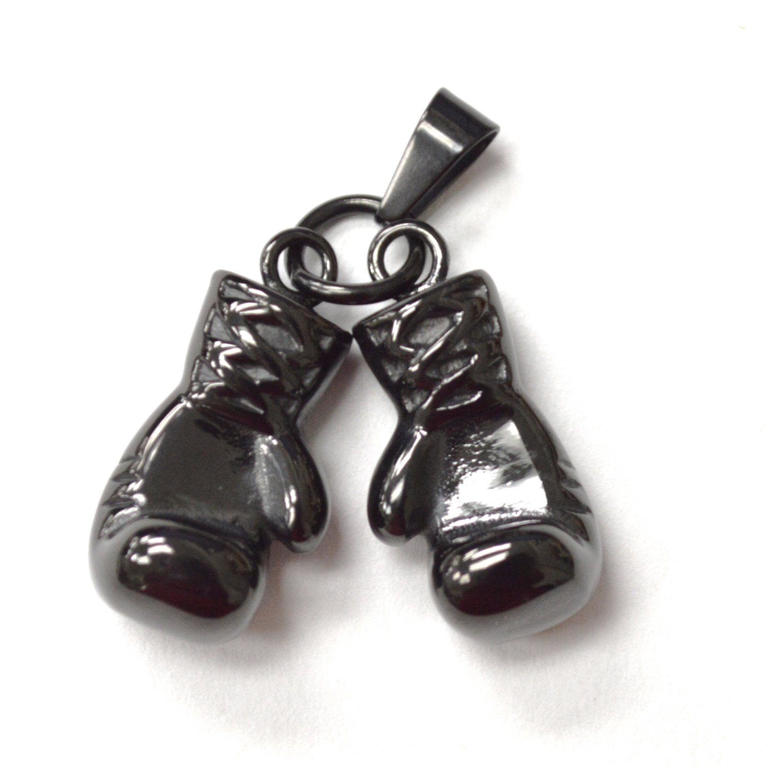 Boxing Gloves Black Plated Pendant 86-2891B