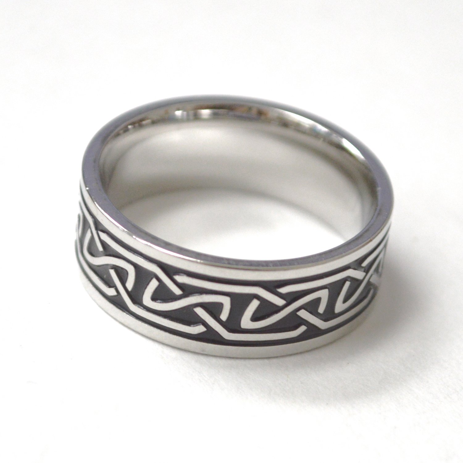 Celtic Knot Stainless Steel Ring 81-1793
