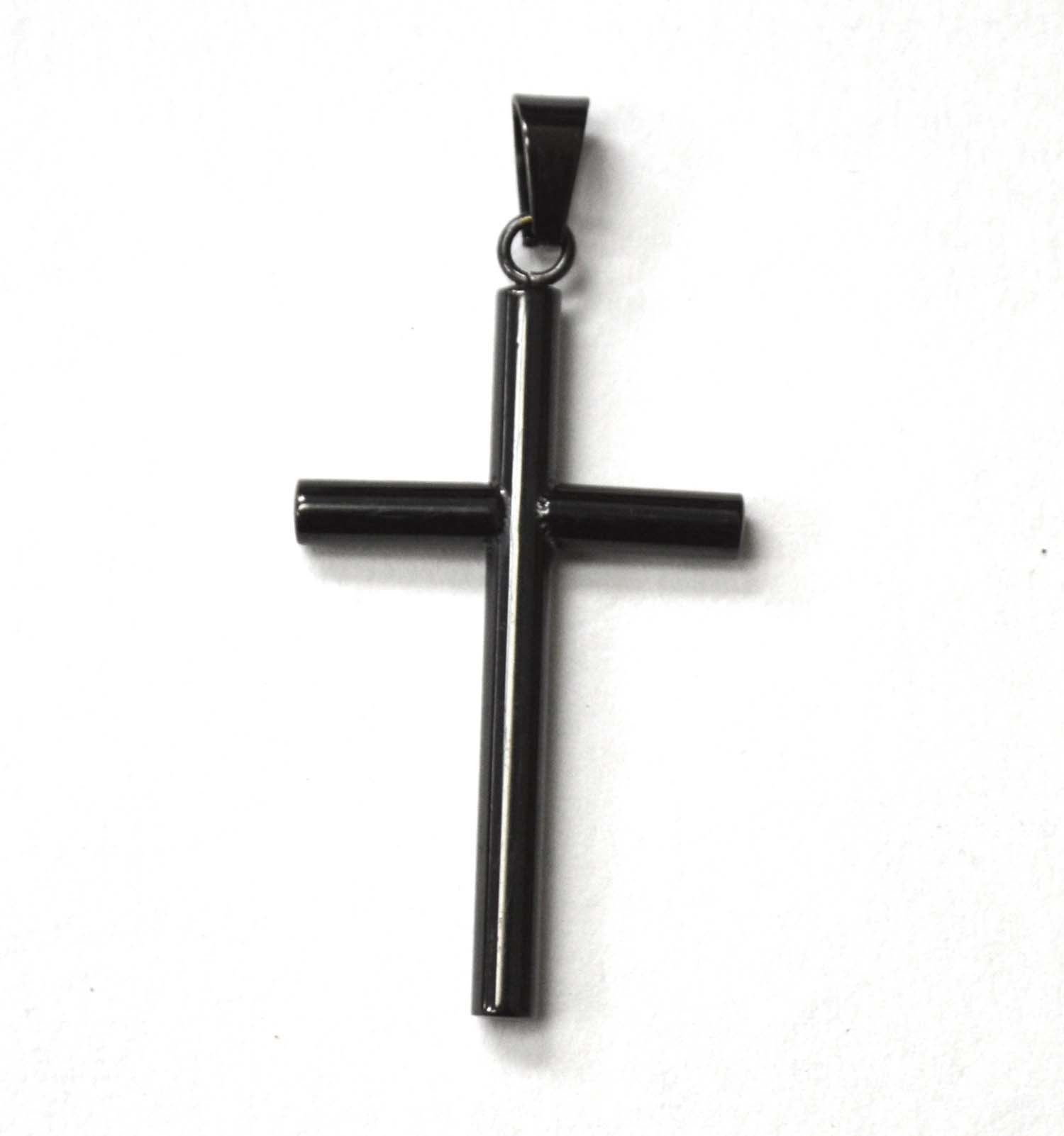 Cross Black Plated Pendant 86-1002B