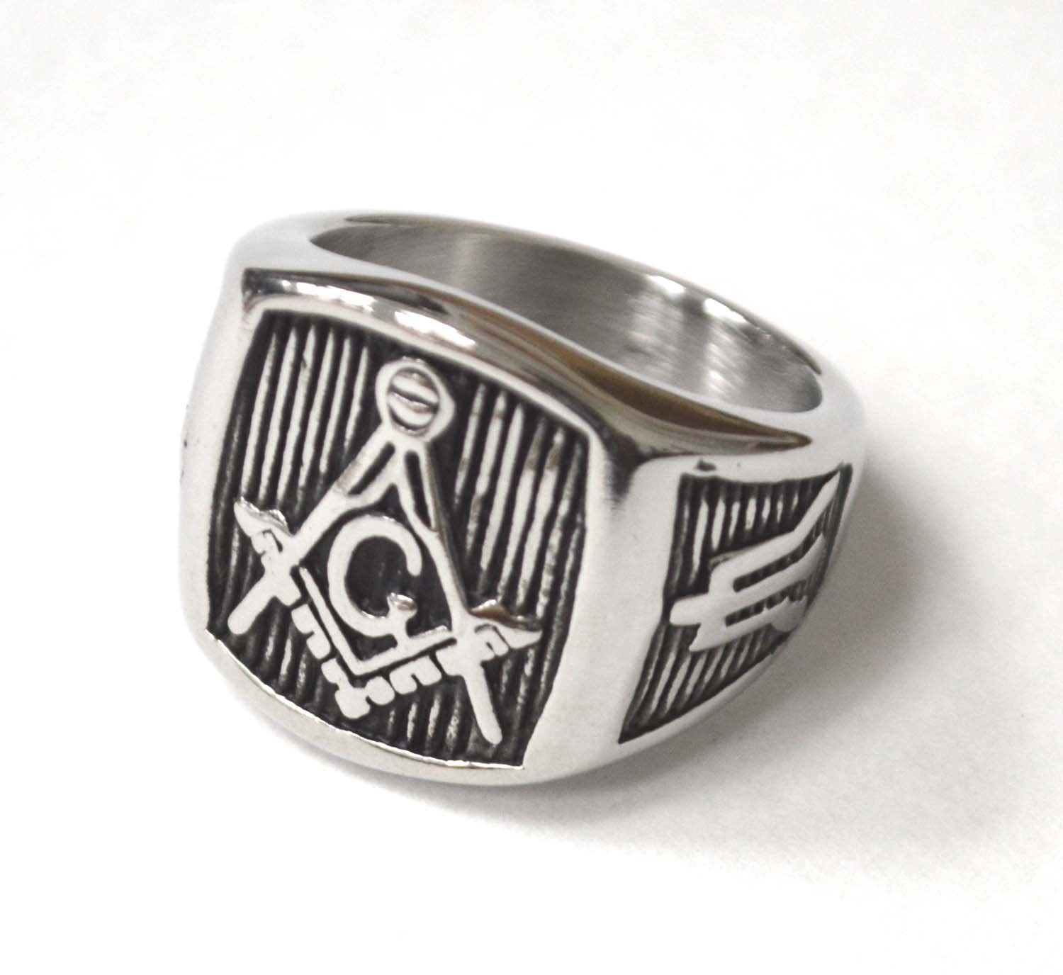 Masonic Stainless Steel Ring 81-1567
