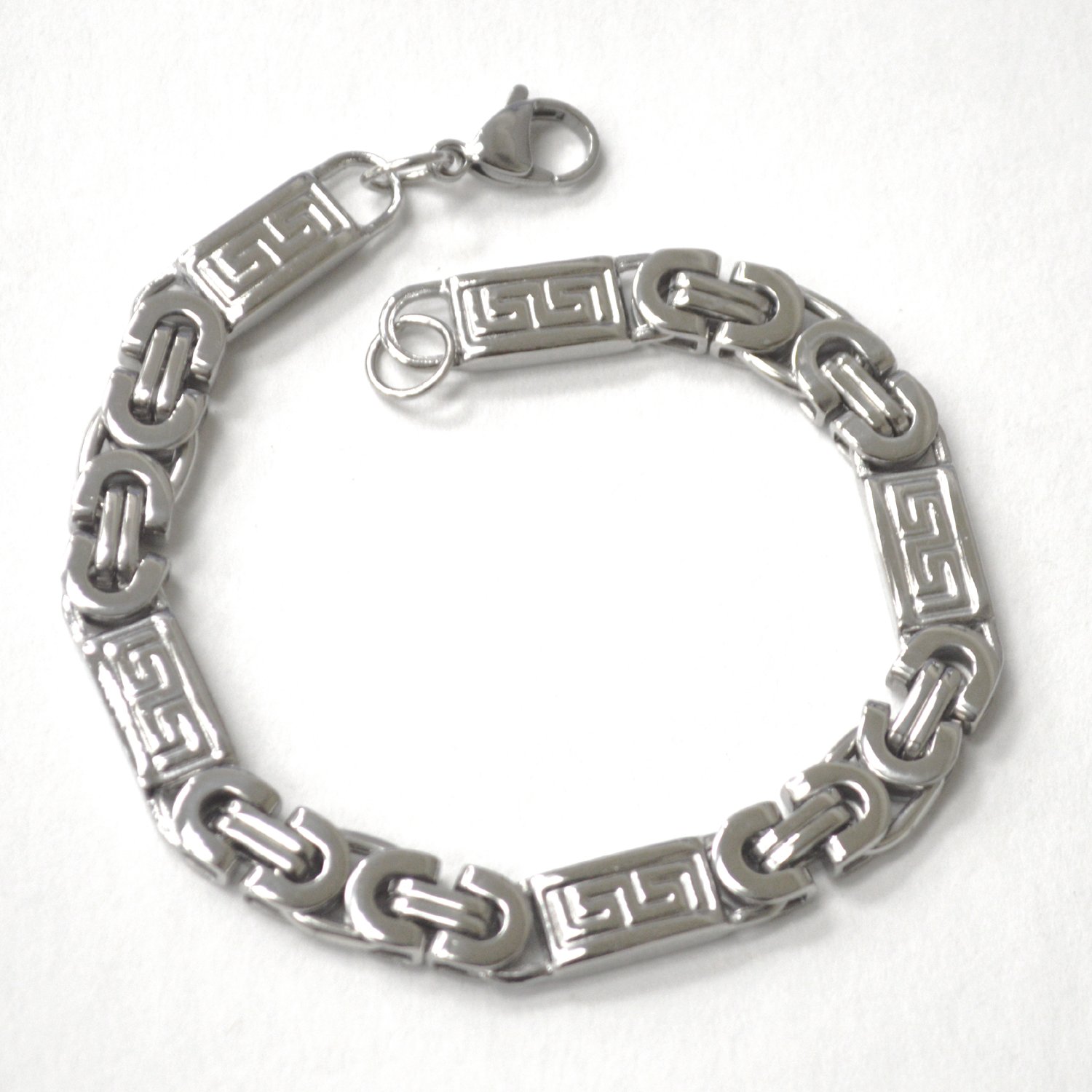 Flat Byzentine Stainless Steel Bracelet 84-1983S