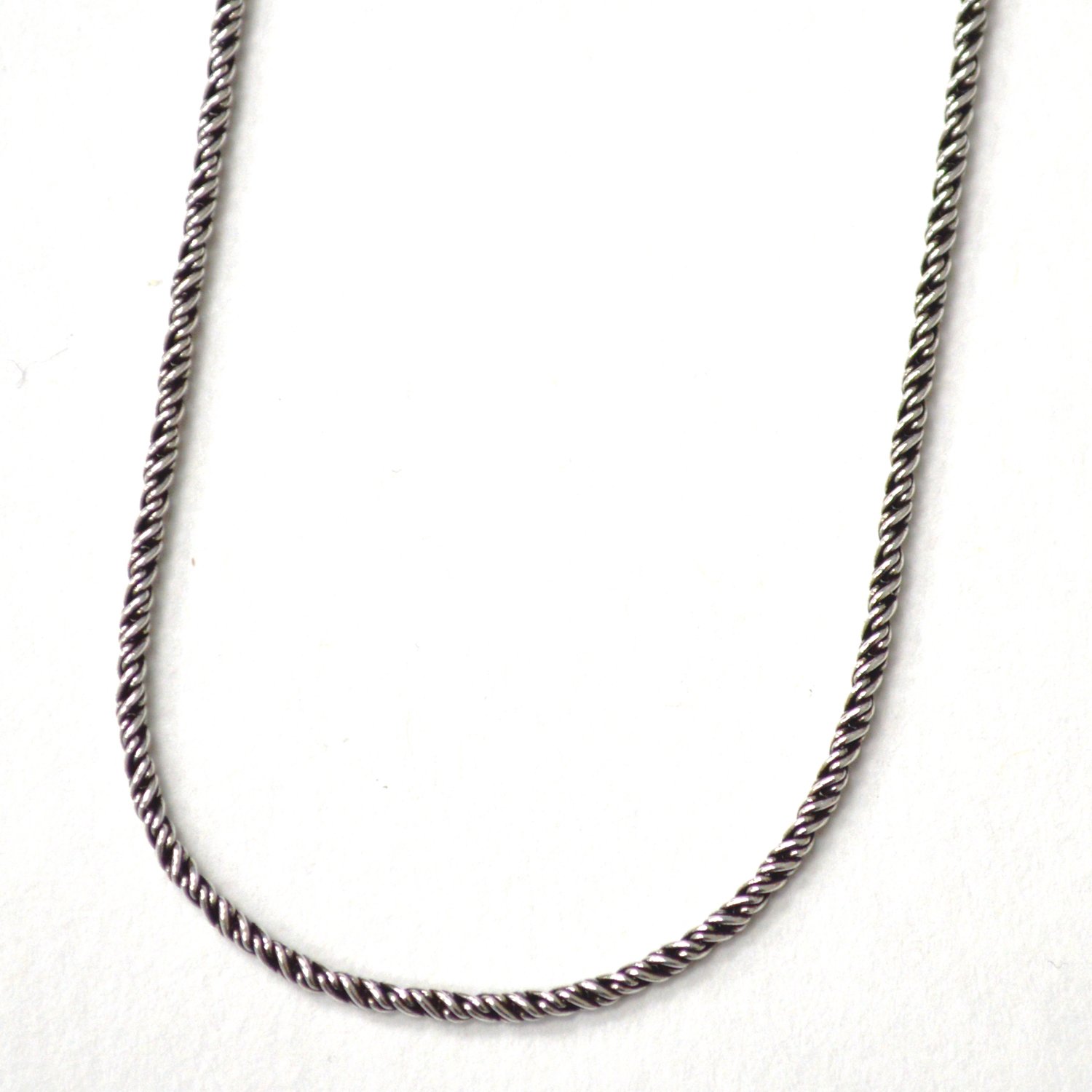 1.5mm Twist Sterling Silver Chain 55-1040