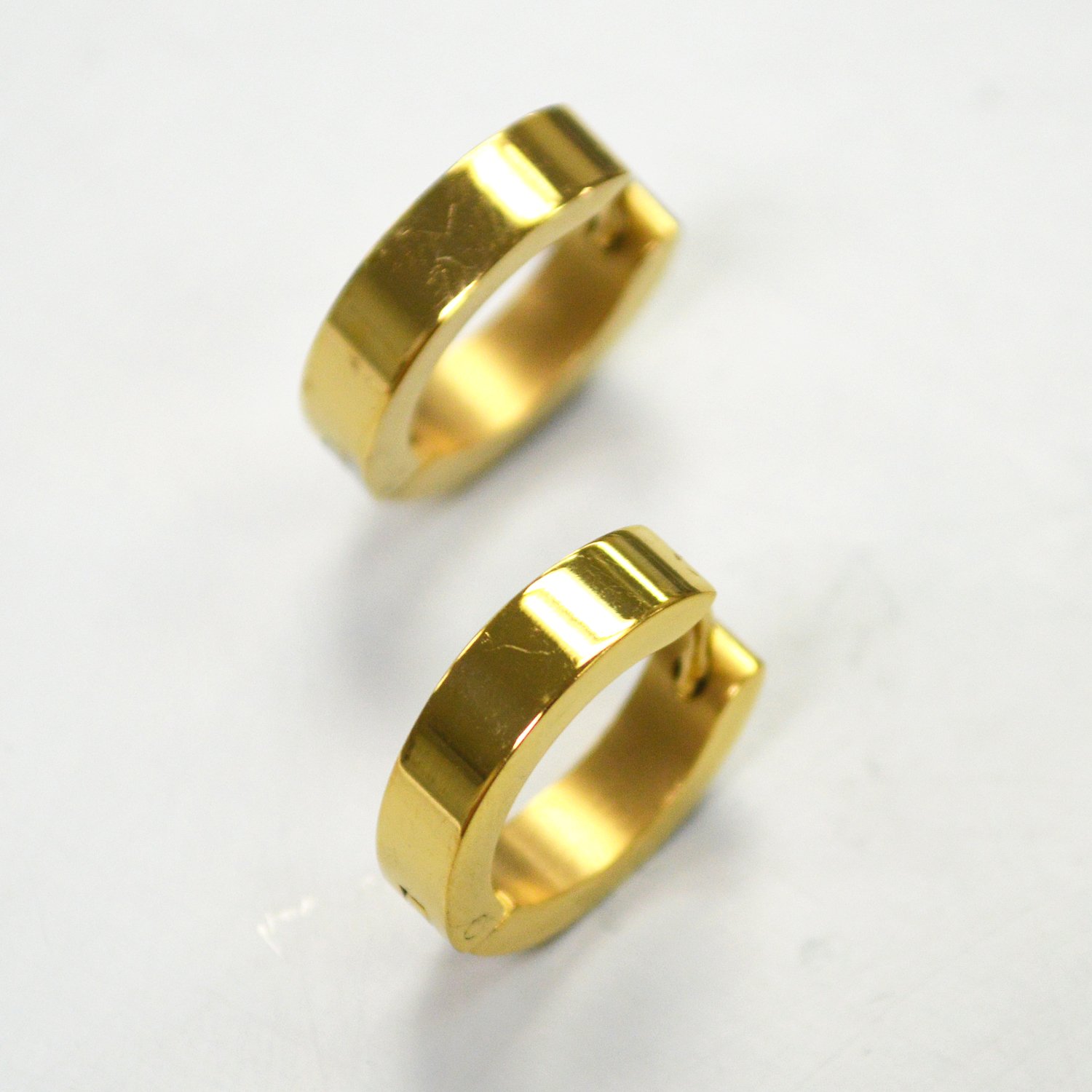 Flat Huggies Gold IP Plated  83-695G