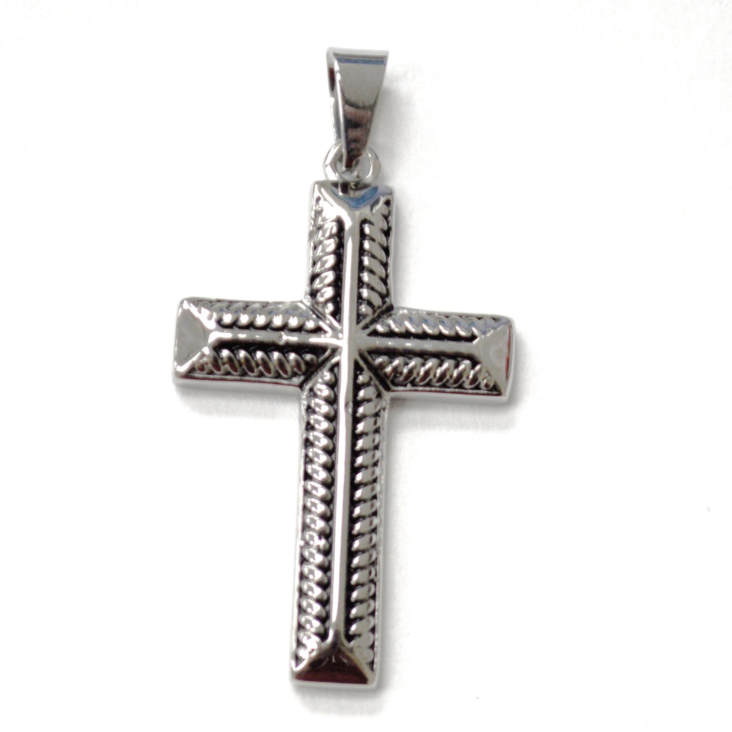 Cross Stainless Steel Plated Pendant 86-3018S