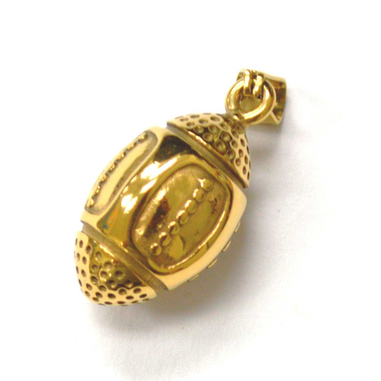 Football Gold IP Plated Pendant 86-2940G