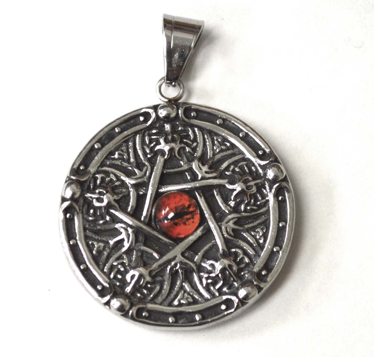 Pentagram Stainless Steel Pendant 86-2434