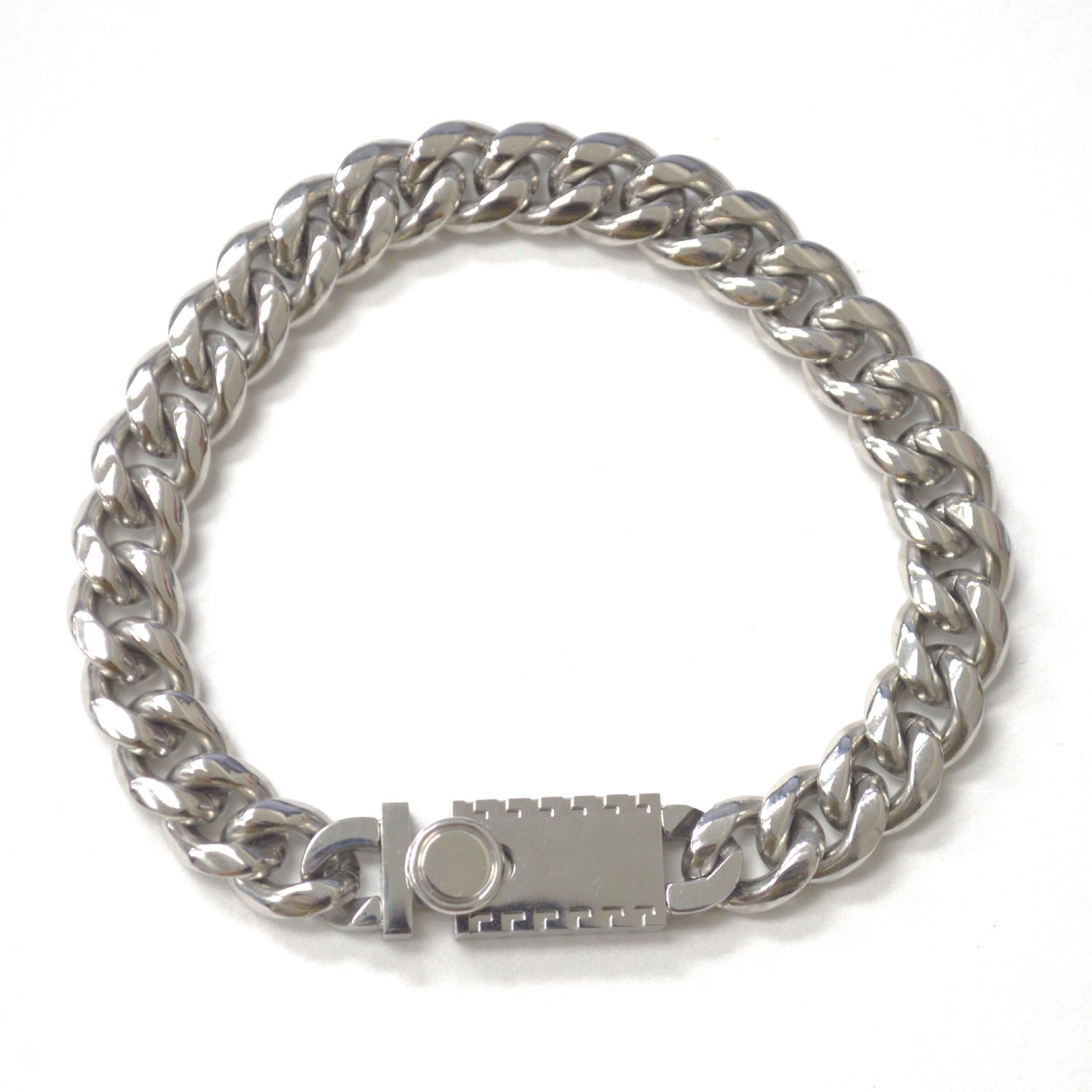 10mm Cuban Link with Fancy Lock Bracelet 84-2001-10