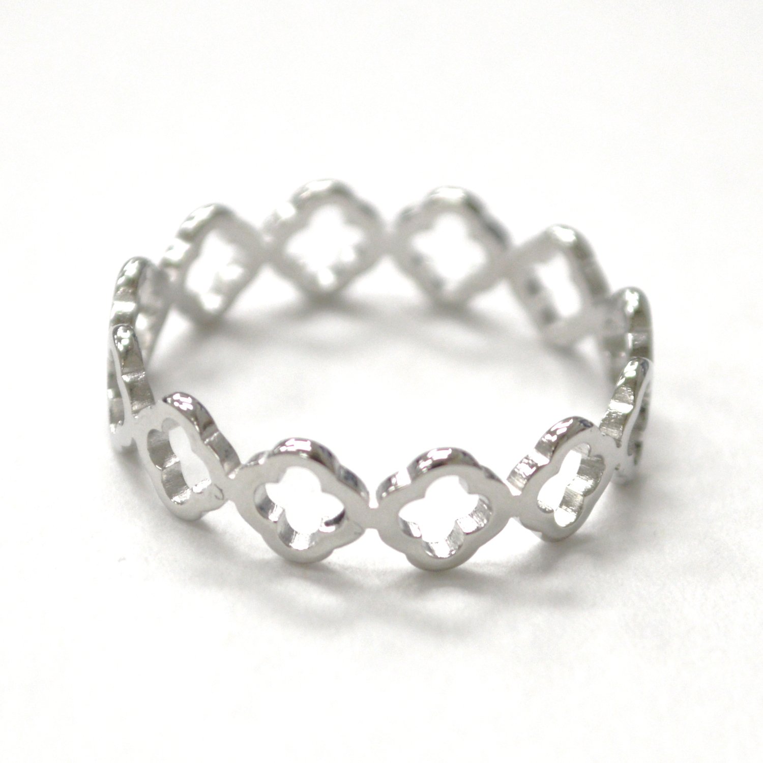 Clover Stainless Steel Ring 81-1744S