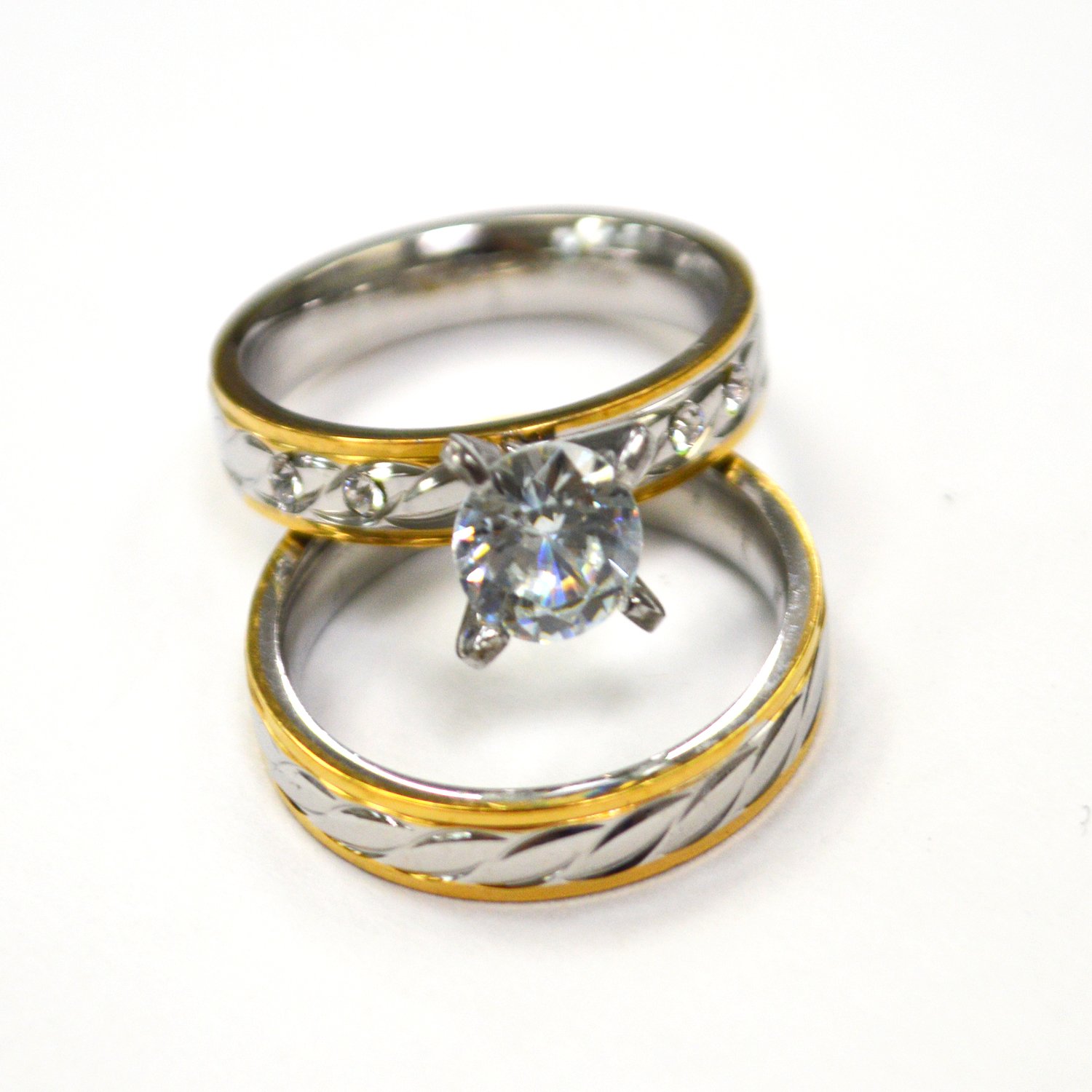 WEDDING SET RING (4x7mm) 81-1202