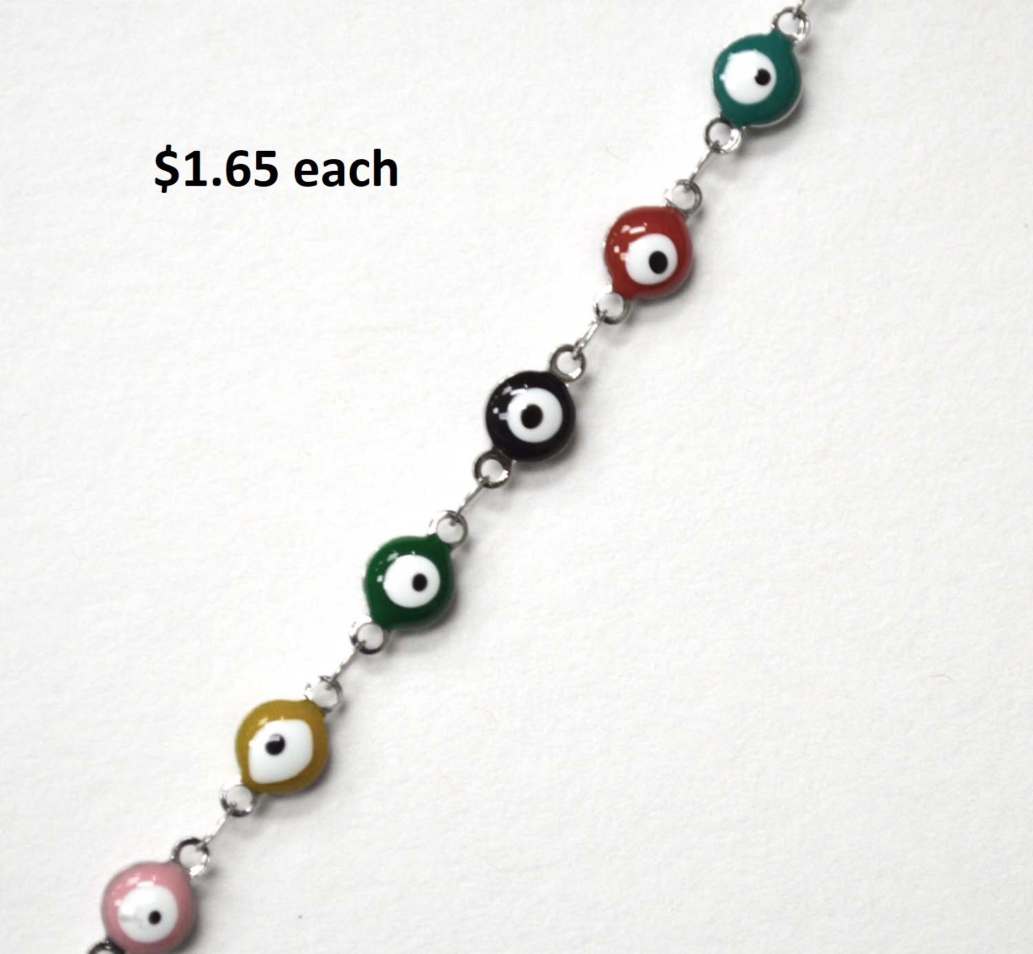 Eye Stainless Steel Bracelet 84-1815S Multi (3pcs/Pkg)