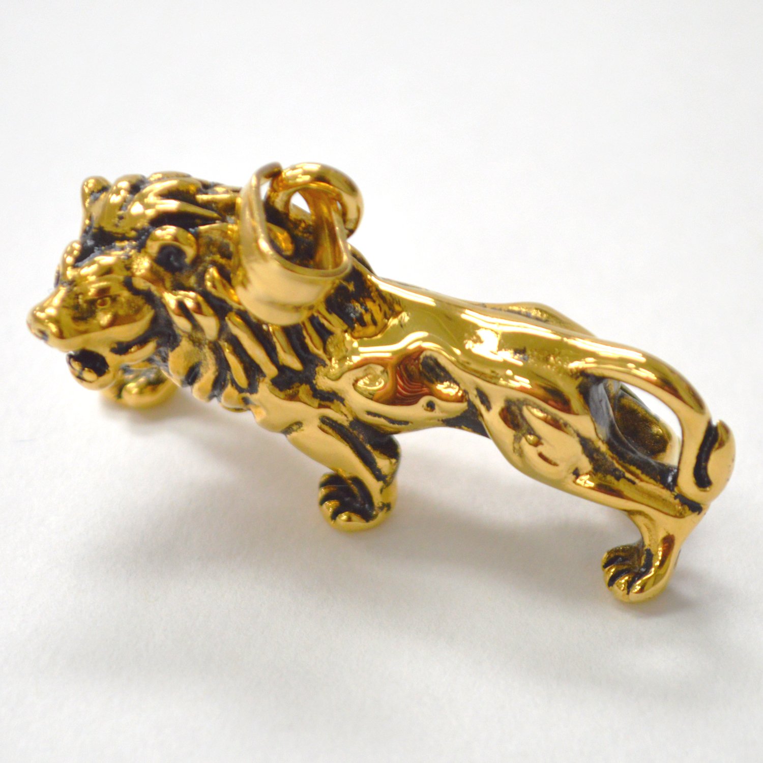 Lion Gold Plated Stainless Steel Pendant 86-2998G