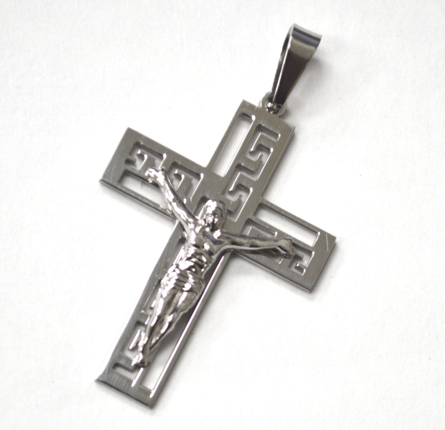 Crucifix Cross Stainless Steel Pendant  86-2863S