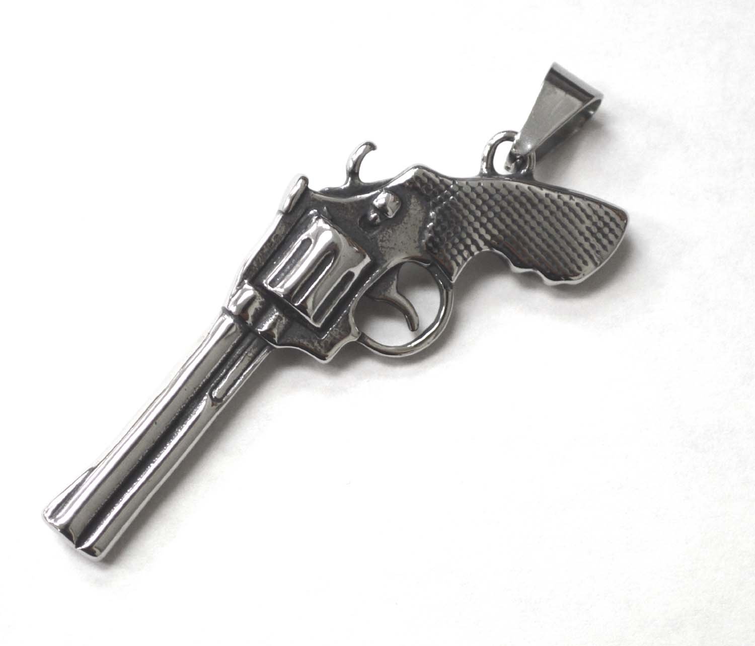 PISTOL Stainless Steel Pendant 86-2051S
