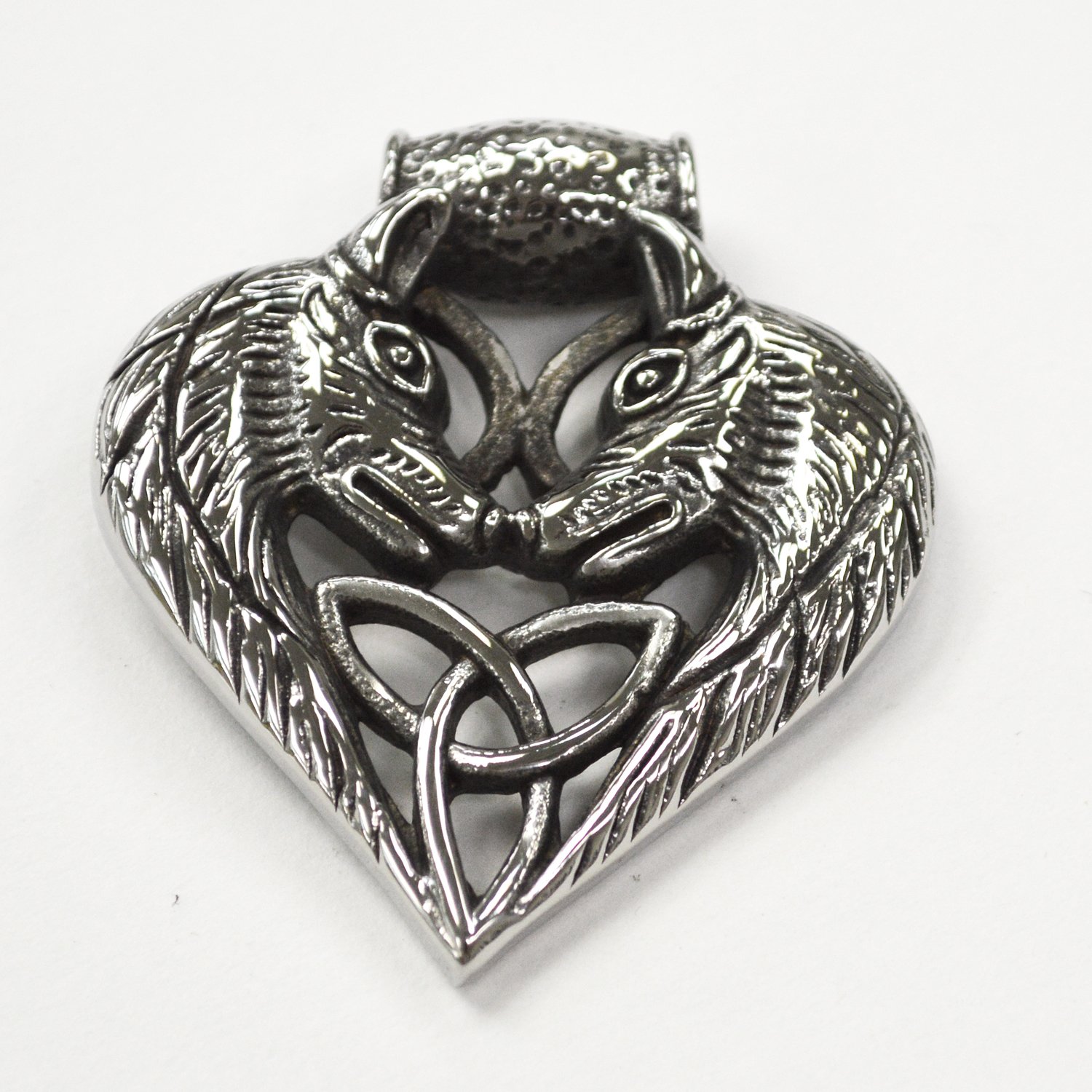 Twin Wolf Pendant 86-2309-L