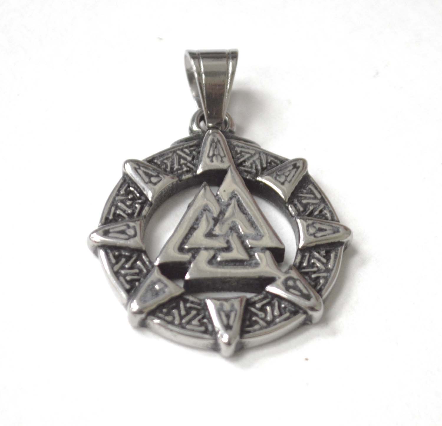Valknut Stainless Steel Pendant 86-2555