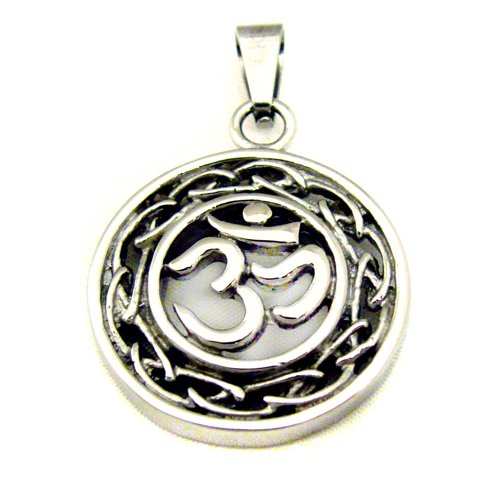 Ohm Pendant Stainless Steel (29mm)