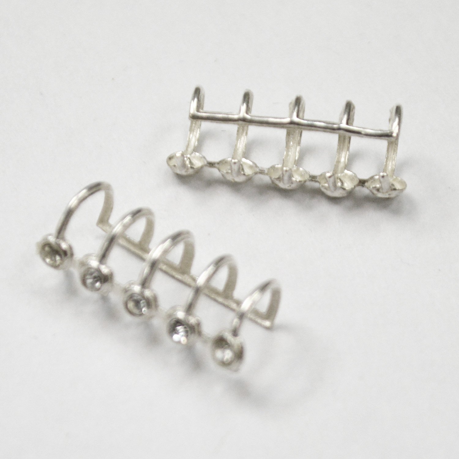 5 Line Earcuff Sterling Silver 54-5121