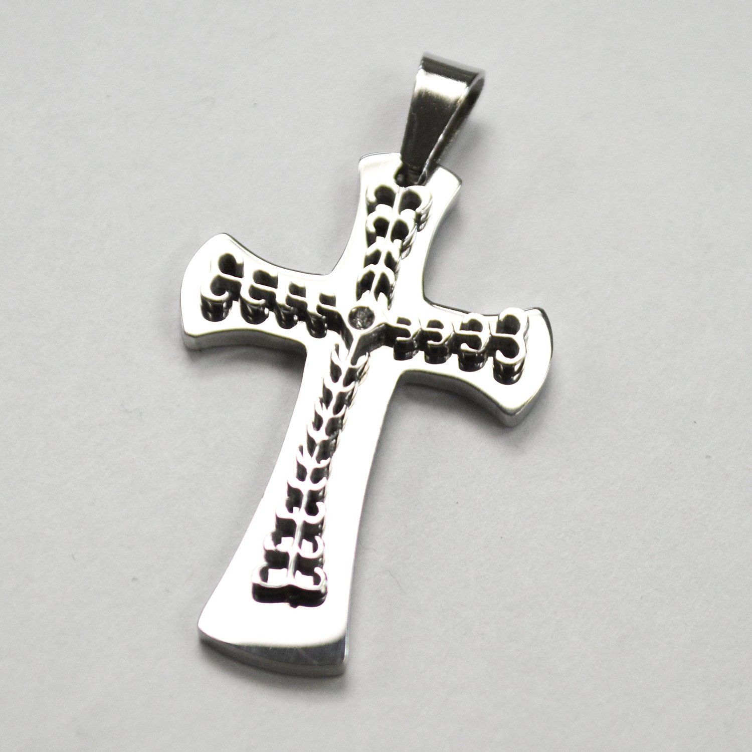 Cross  Stainless Steel Pendant 86-2000S