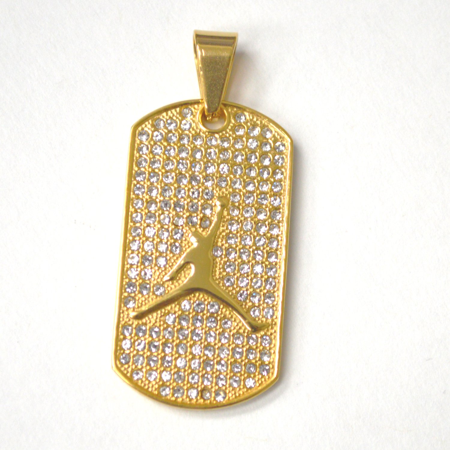 Basketball Dog Tag Gold Plated 86-2817G