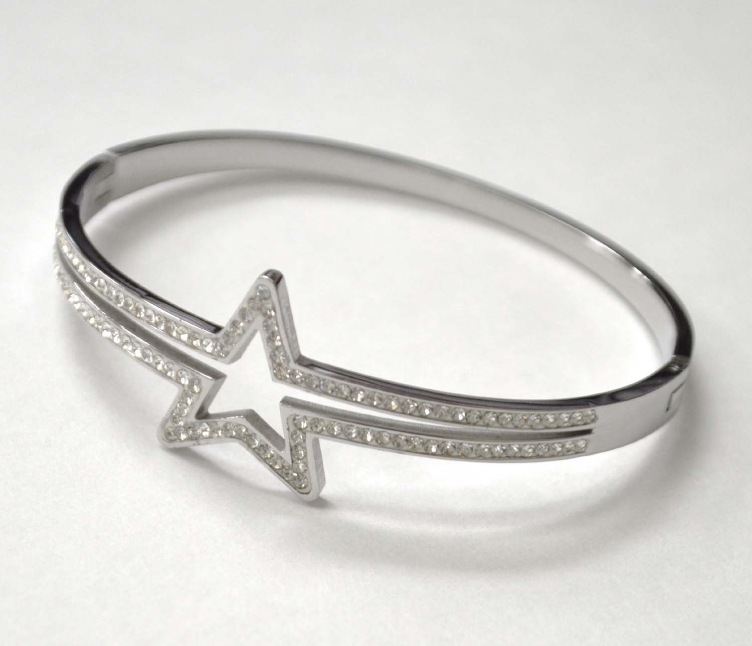 Star Stainless Steel Bangle 84-1837S