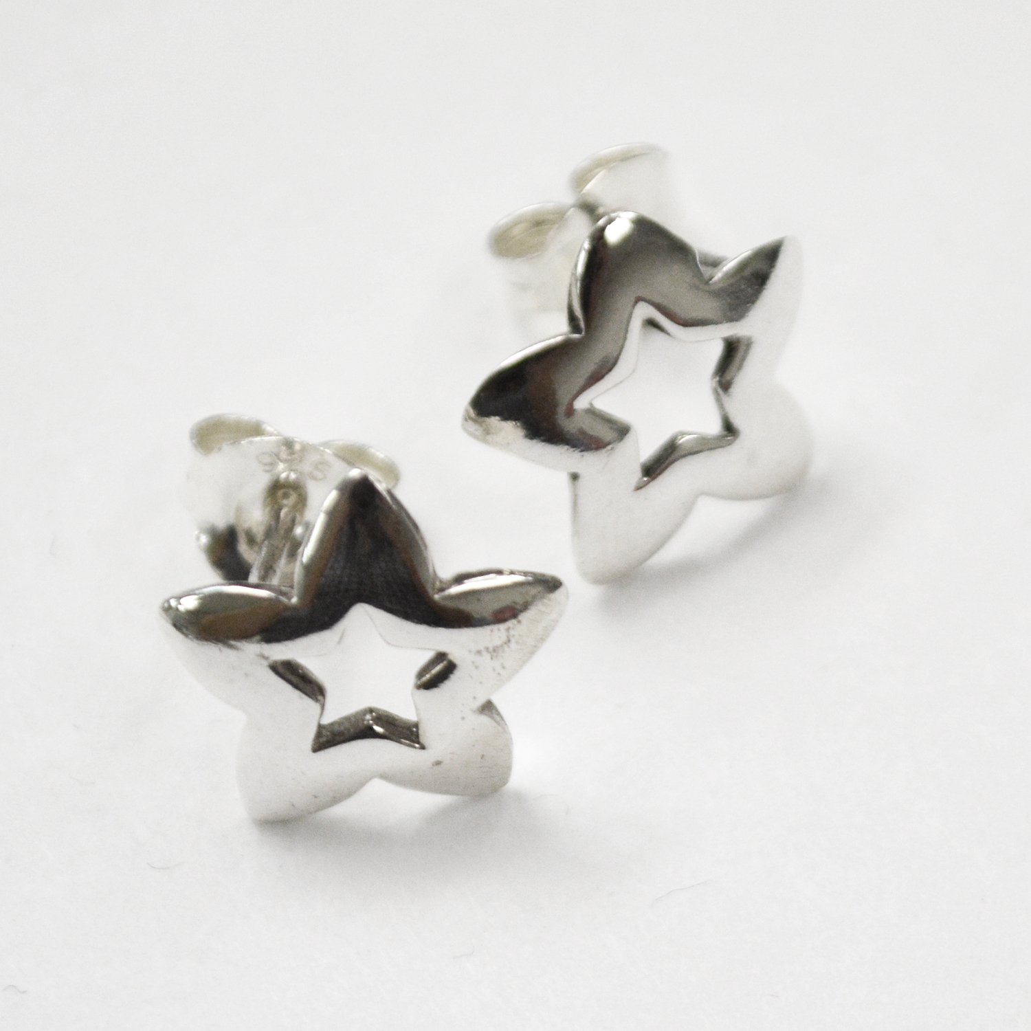 Star Stud Earring Sterling Silver 53-5206