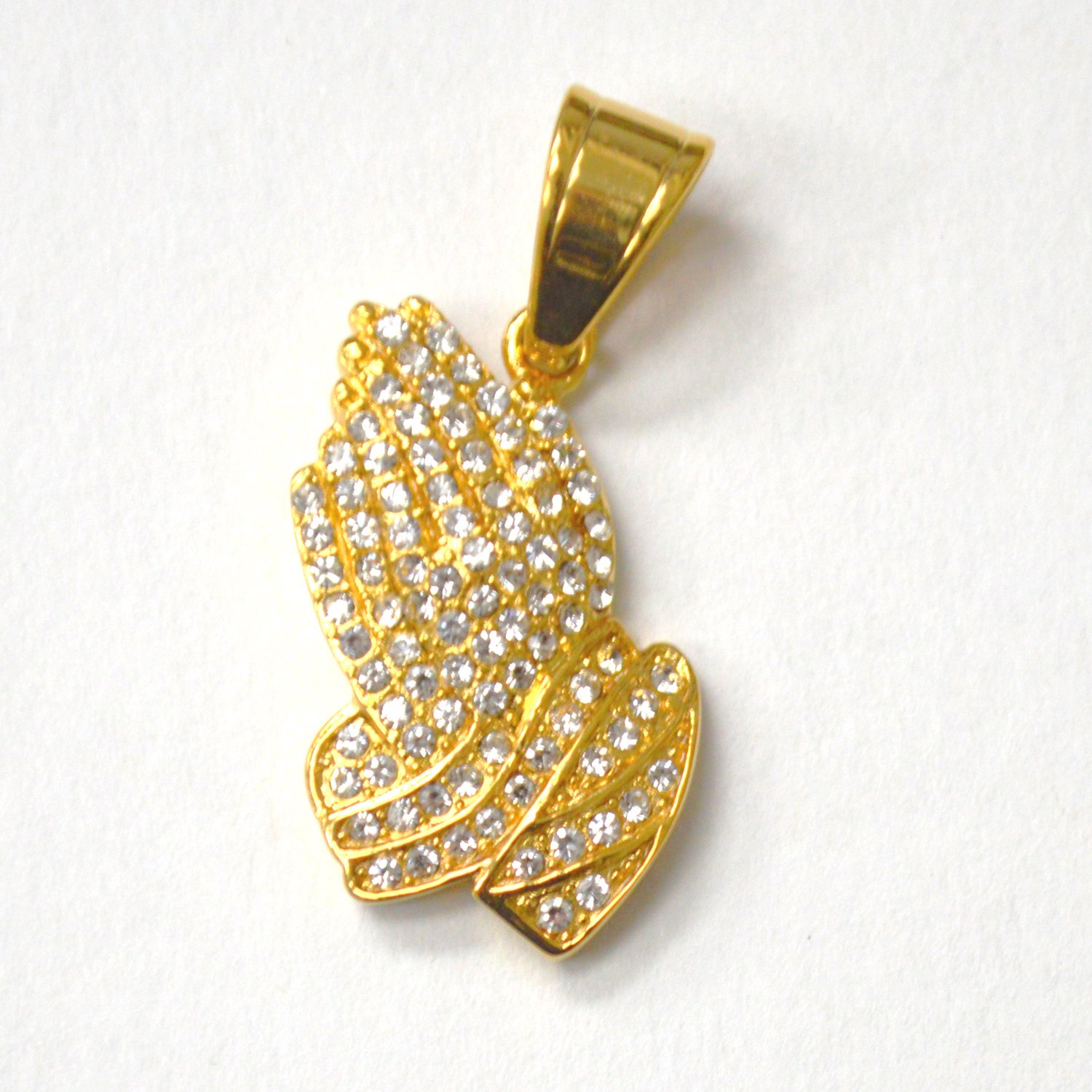 Praying Hand Gold Plated Pendant 86-2581G