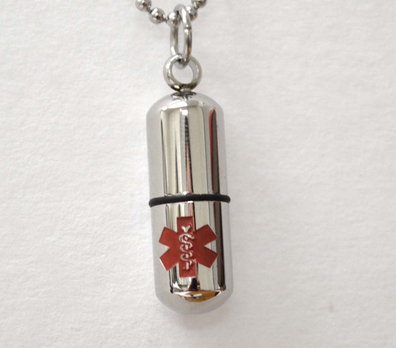 Screw Type Medical Symbol Cylinder Pendant 86-1298