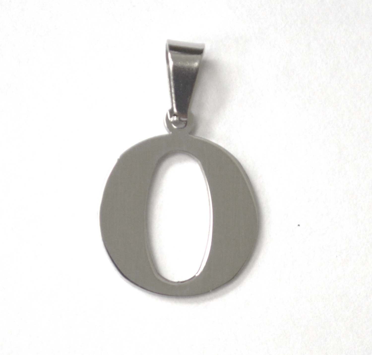 O Initial Stainless Steel Pendant 86-278-O