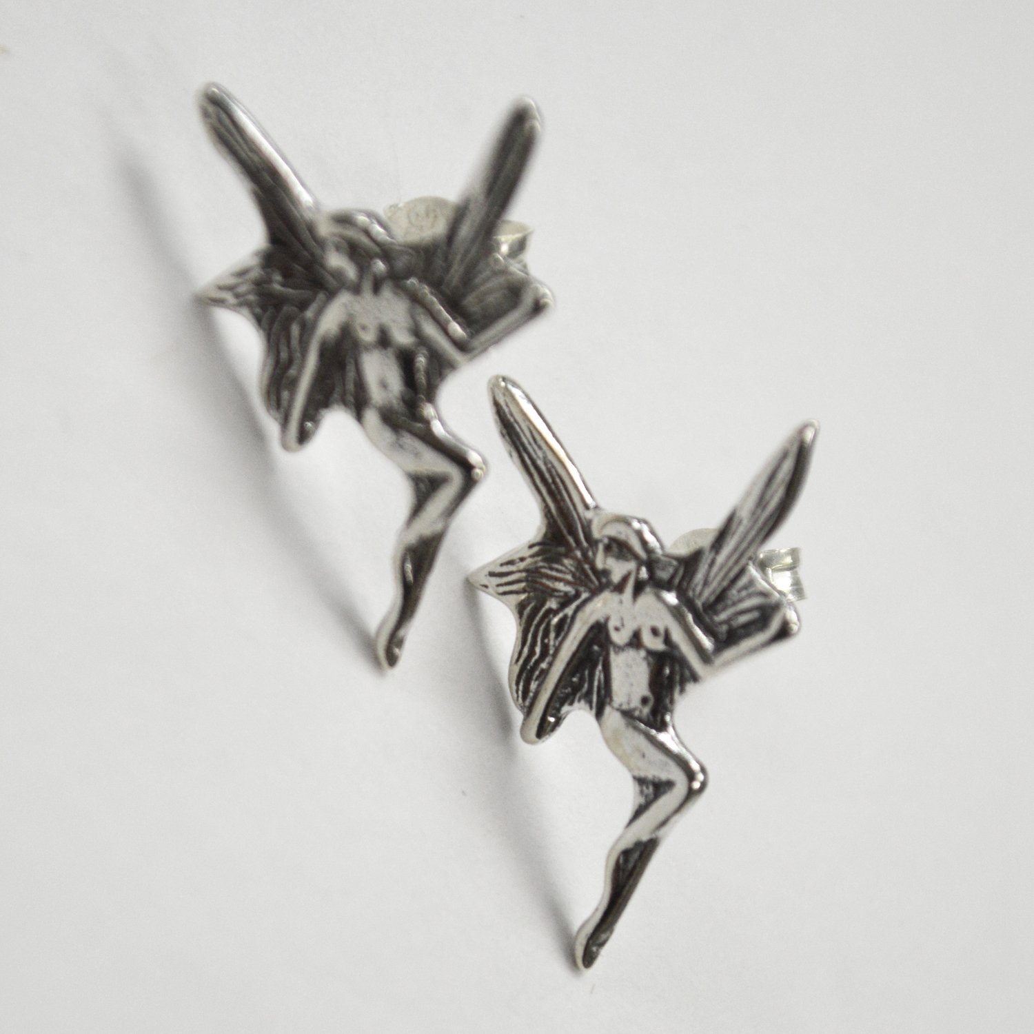 Fairy Stud Sterling Silver Earrings 53-5247
