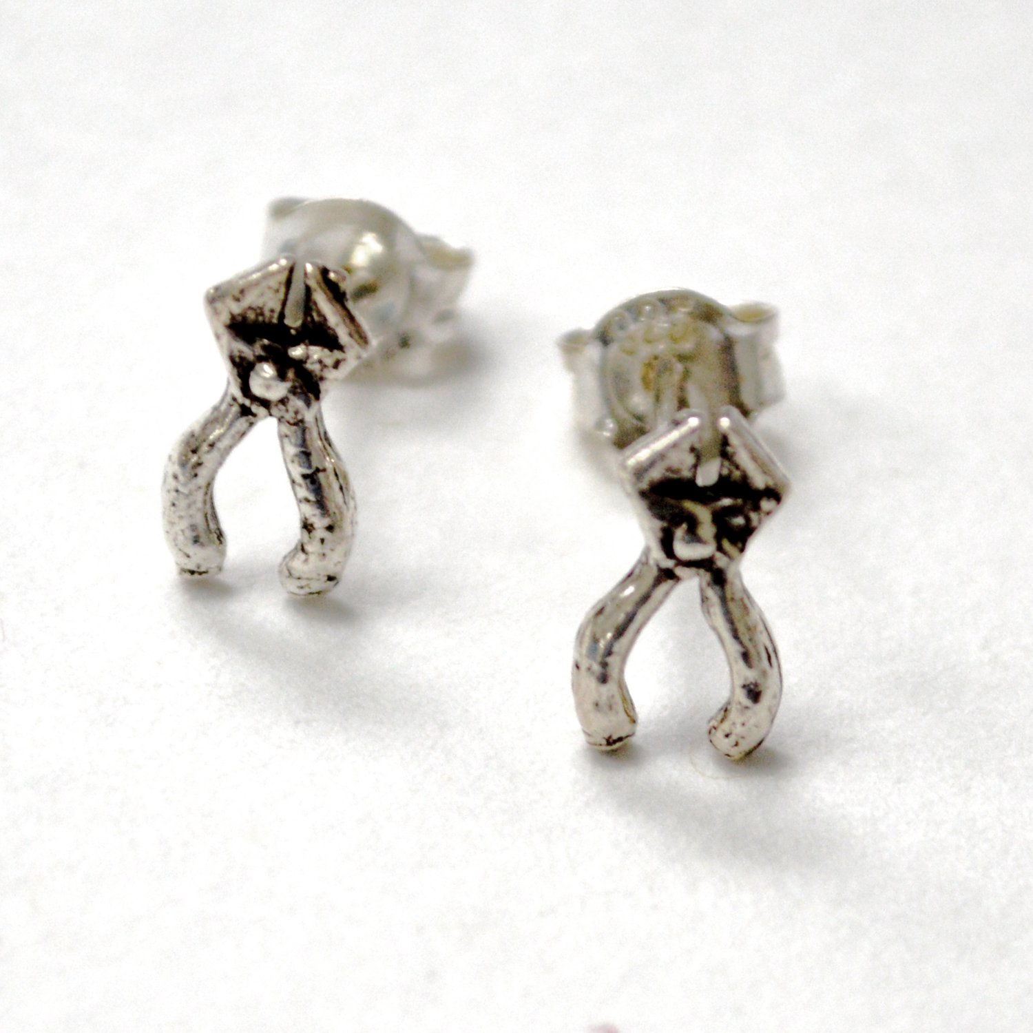 Plier Stud Earring Sterling Silver 53-5302