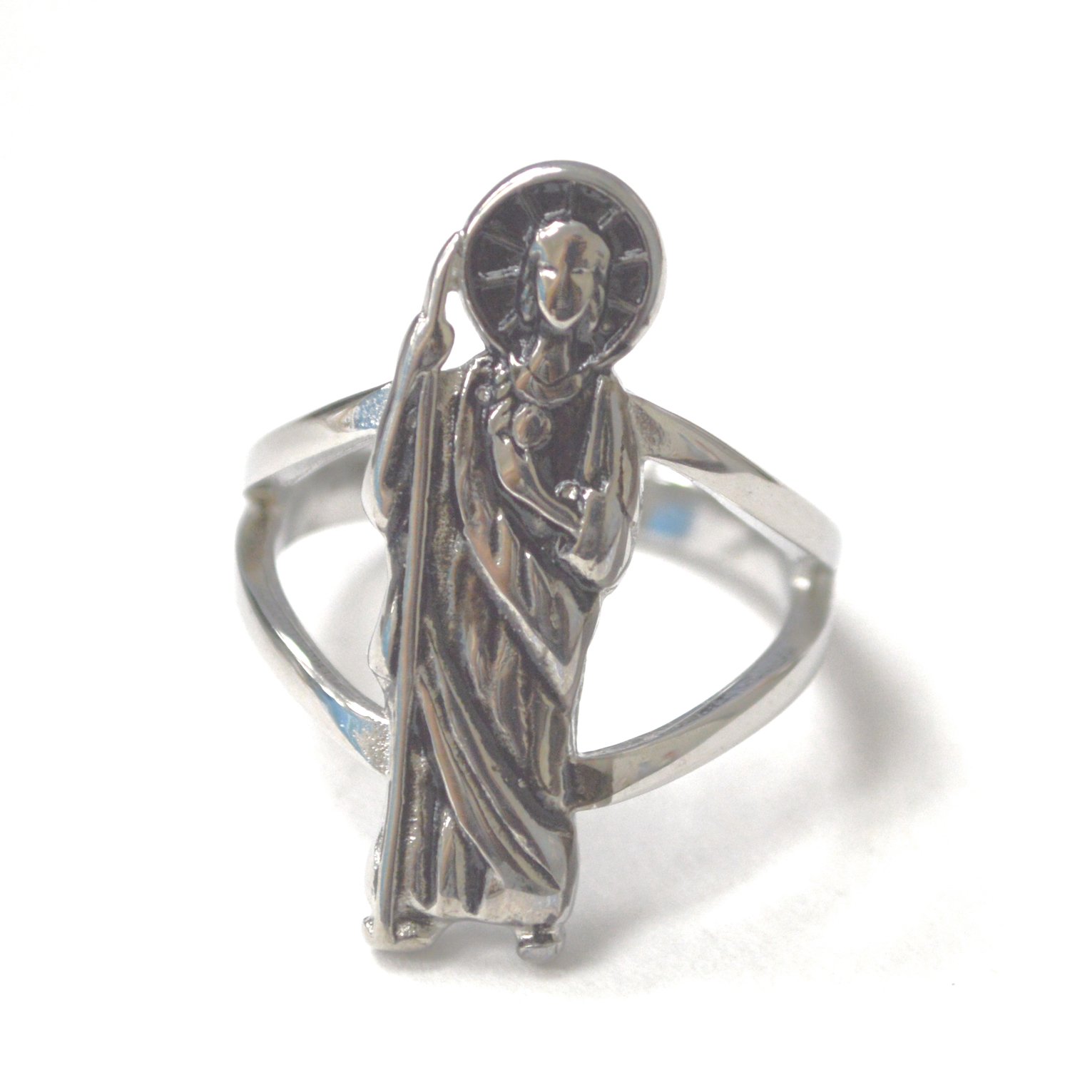 Saint Jude Stainless Steel Ring 81-1774S
