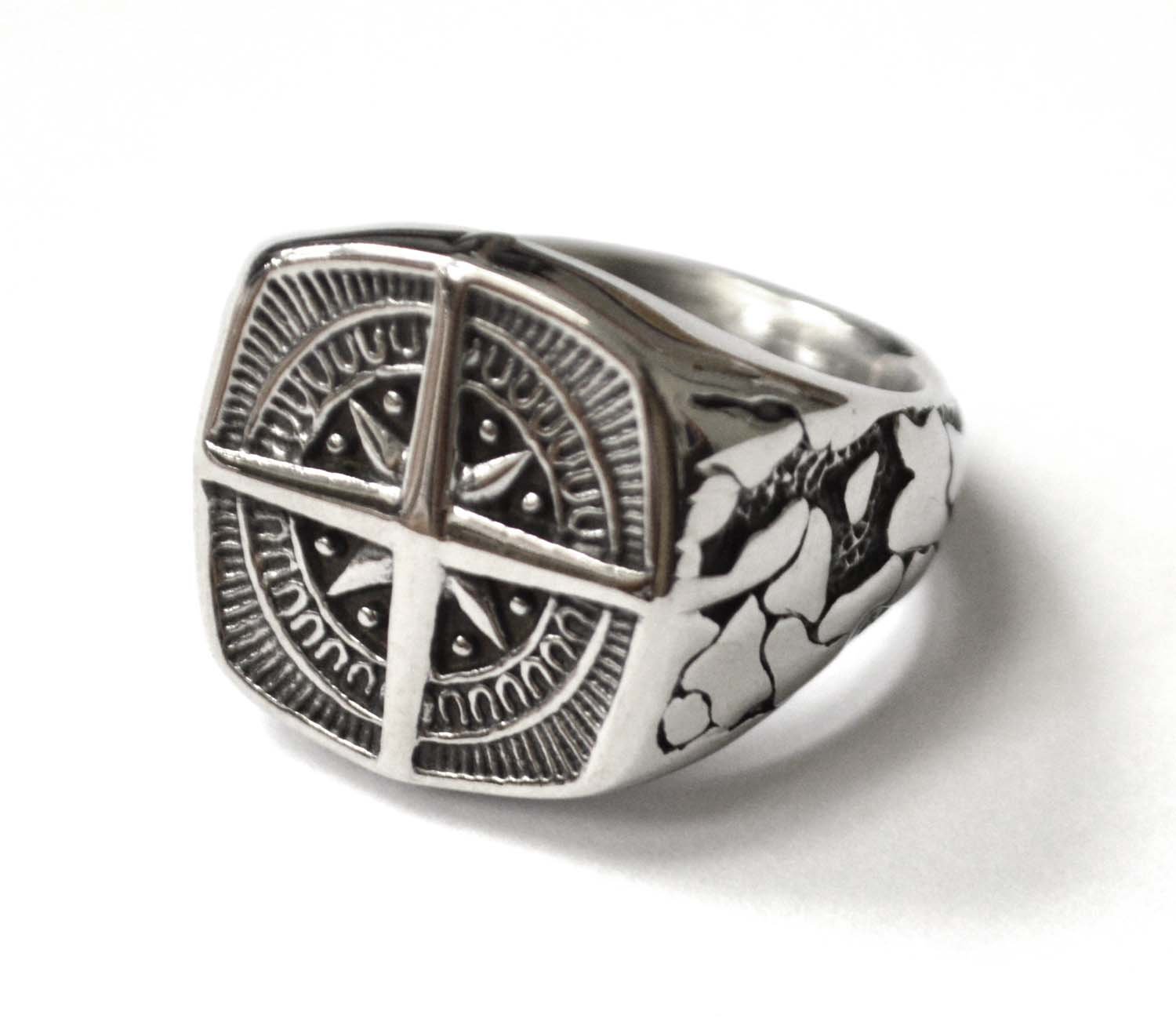 Compass Stainless Steel Ring 81-1218