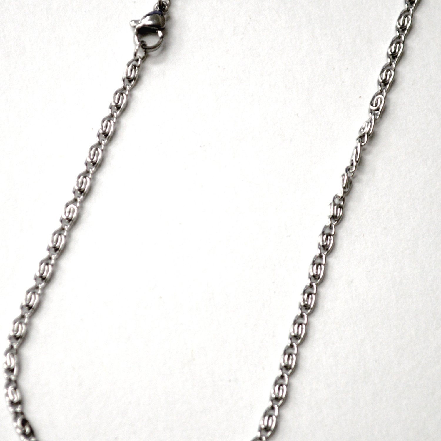2.5mm Swirl Stainless Steel Chains (5/pkg) 85-146-2.5