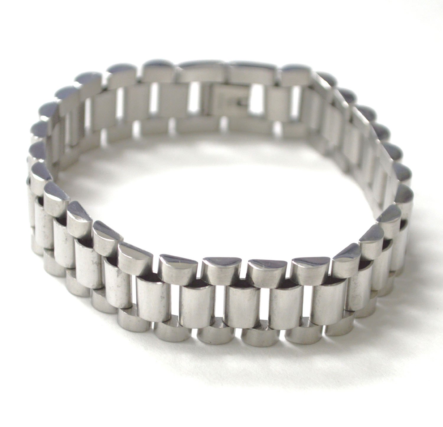 16mm Designer Inspired Stainless Steel Bracelet 84-1784S-16