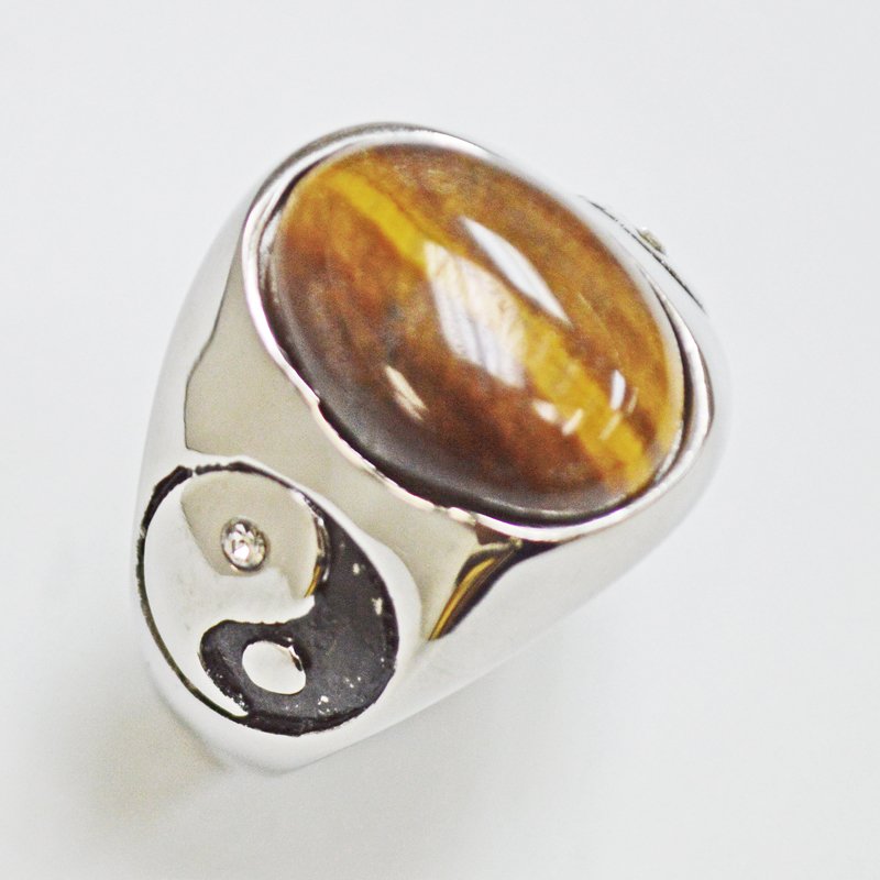 TIGER EYE STONE RING (14x19mm) 81-1227TE