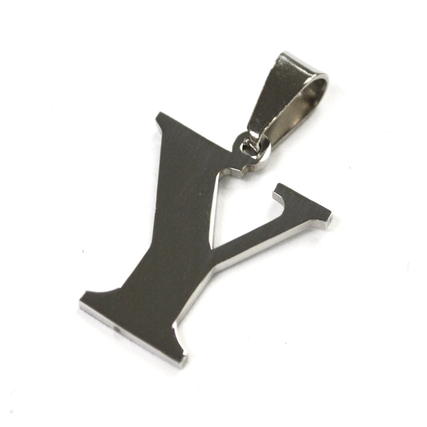 Y Initial Stainless Steel Pendant 86-278-Y