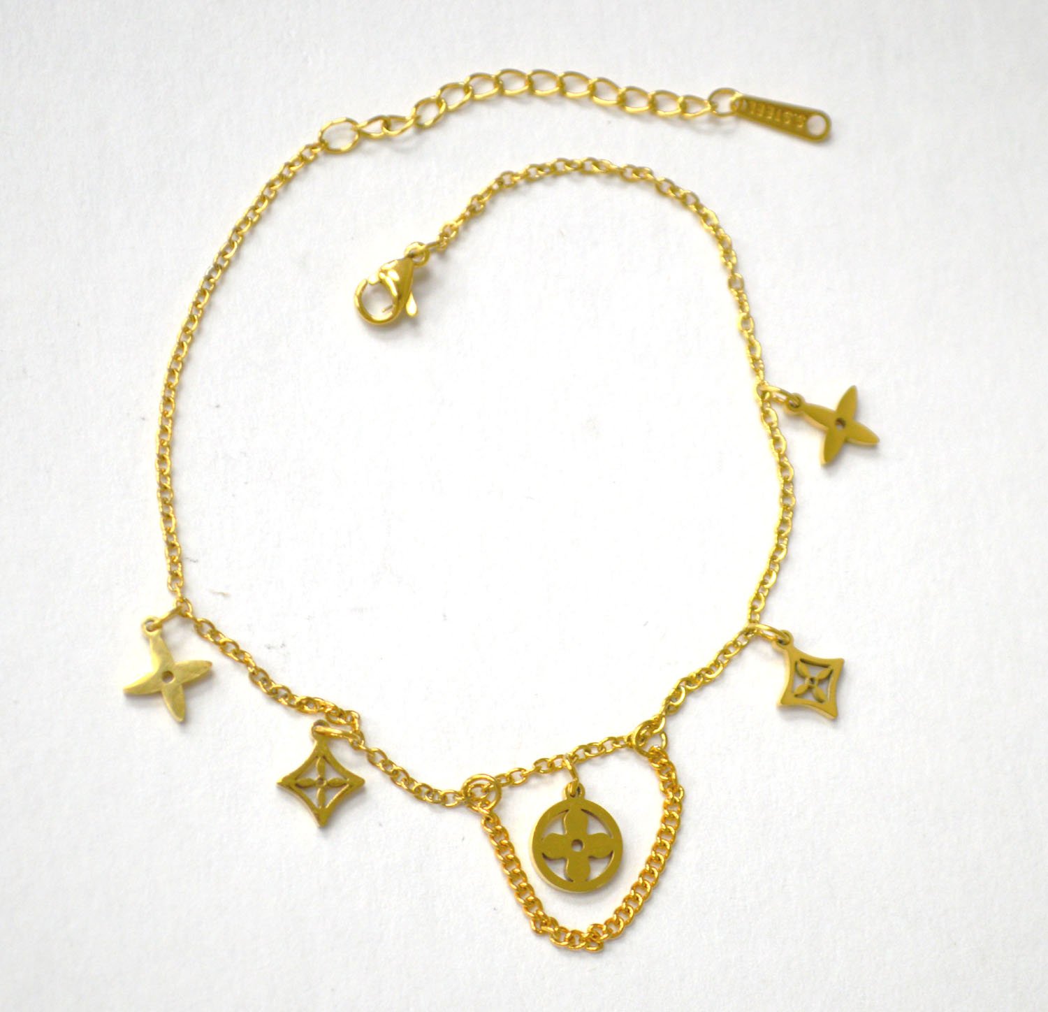 Designer Inspired Gold IP Plated Link 82-1896G