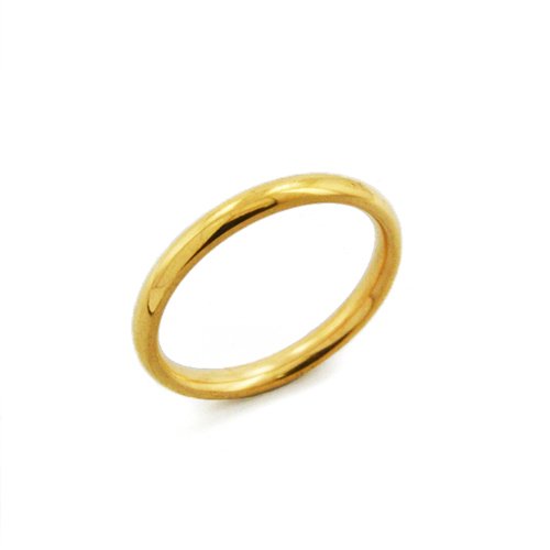 2MM GOLD PLAIN BAND RING 81-640-2